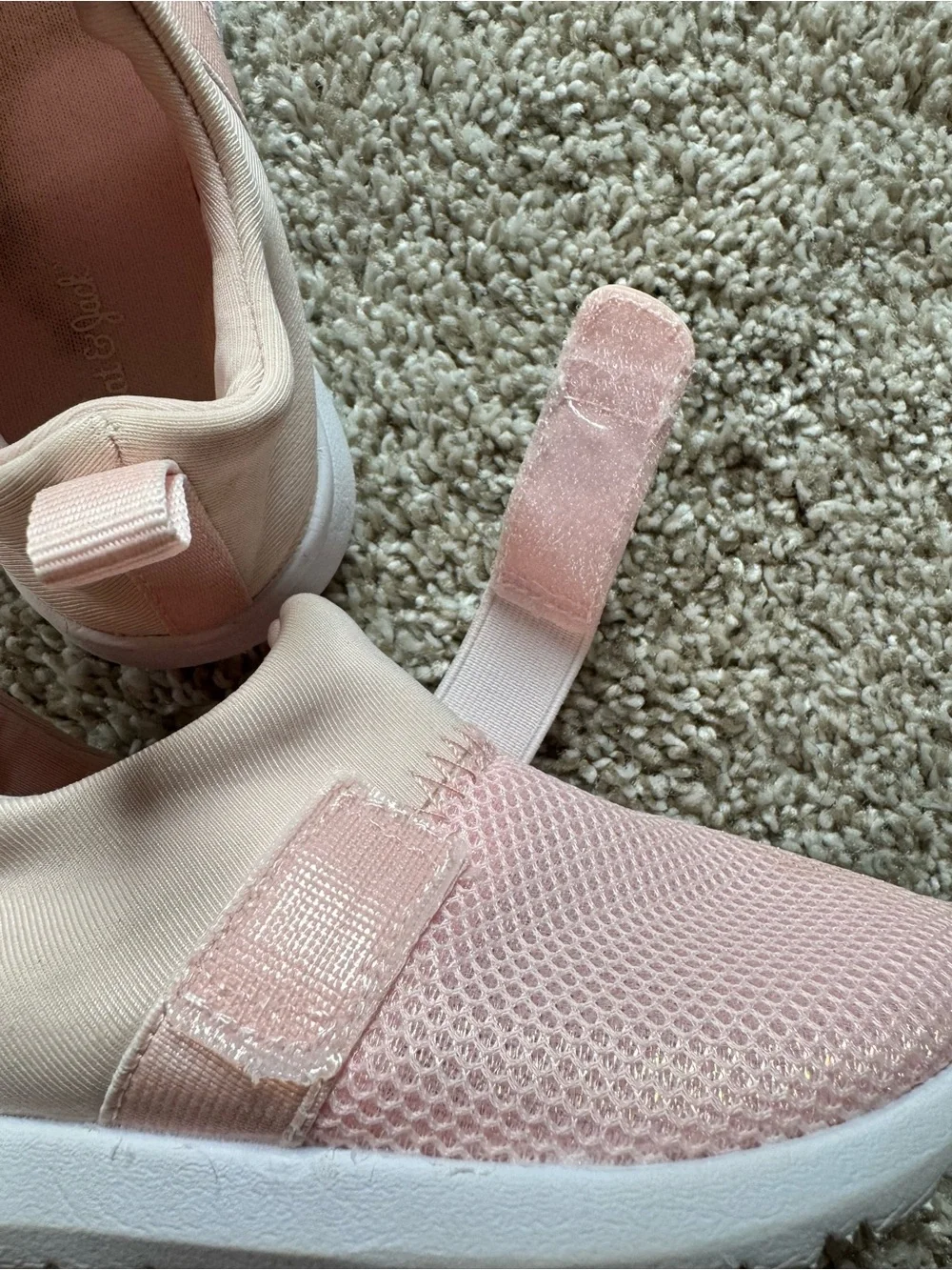 Cat & Jack Girls Pink Slip On Sneakers Size 8 Mesh Austen Slip-on water Shoes - Picture 8 of 13